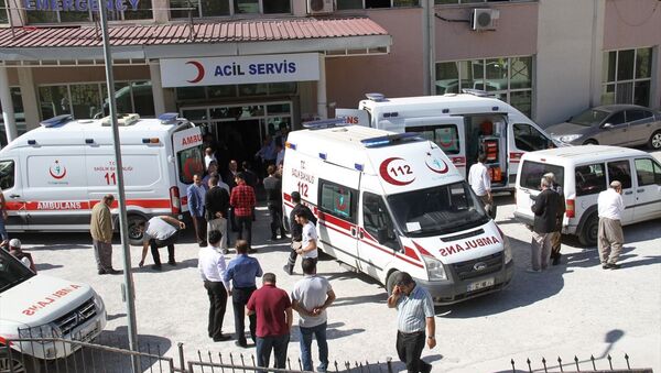 Hakkari'nin Derecik ilçesinde, servis aracının şarampole devrilmesi sonucu 6 öğrenci yaralandı - Sputnik Türkiye