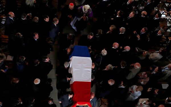 Eski Fransa Cumhurbaşkanı Jacques Chirac'ın cenaze töreni - Sputnik Türkiye