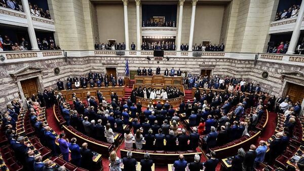 Yunanistan parlamentosu  - Sputnik Türkiye