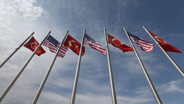 Türkiye ABD bayrakları - Sputnik Türkiye