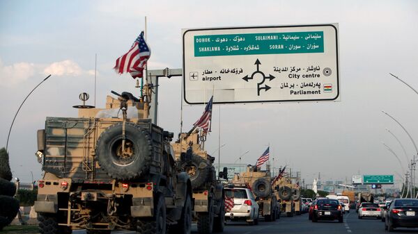 Suriye'den çekilen ABD askerleri, Erbil, IKBY - Sputnik Türkiye
