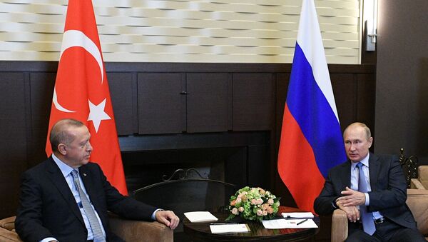 Vladimir Putin ve Recep Tayyip Erdoğan'ın  - Sputnik Türkiye
