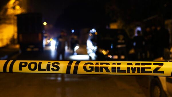 Polis, girilmez, olay yeri inceleme - Sputnik Türkiye
