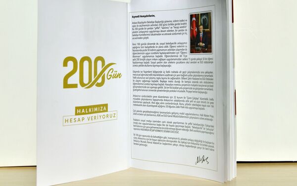 'Mansur Yavaş ile 200 Gün' adlı kitapçık - Sputnik Türkiye
