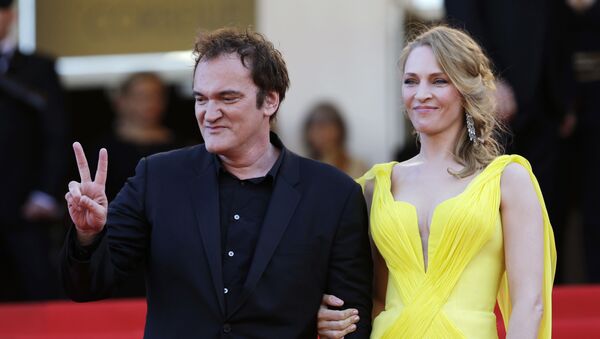 ABD'li yönetmen Quentin Tarantino ve oyuncu Uma Thurman - Sputnik Türkiye