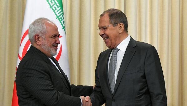 İran Dışişleri Bakanı Cevad Zarif  ve Rusya Dışişleri Bakanı Sergey Lavrov - Sputnik Türkiye