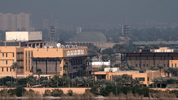 Bağdat'ta bulunan Yeşil Bölge'deki ABD Büyükelçiliği - Sputnik Türkiye