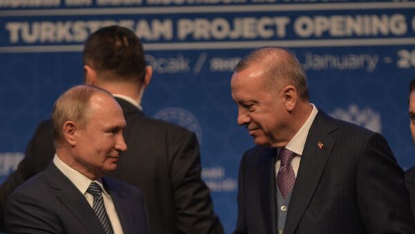 Vladimir Putin- Recep Tayyip Erdoğan - Sputnik Türkiye
