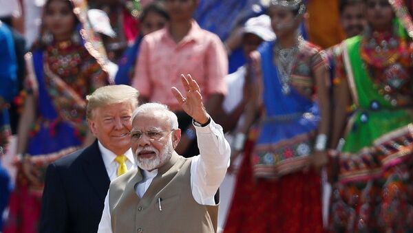 Trump'ın Hindistan ziyareti, Trump-Modi - Sputnik Türkiye