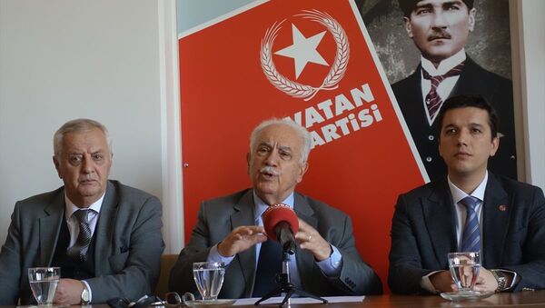 Vatan Partisi Genel Başkanı Doğu Perinçek - Sputnik Türkiye