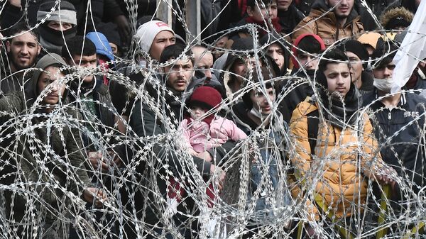 Türkiye-Yunanistan sınırı-mülteciler-göç-sığınmacılar - Sputnik Türkiye