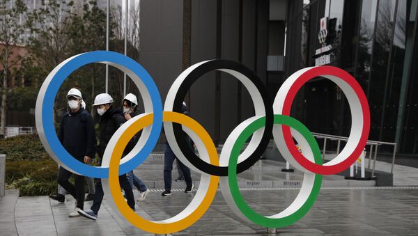 2020 Yaz Olimpiyatları’na ev sahipliği yapmaya hazırlanan Japonya’da hazırlıklar koronavirüs gölgesinde gerçekleşiyor. - Sputnik Türkiye