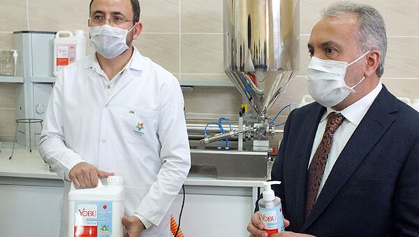 Yozgat Bozok Üniversitesi'nde, kenevir esanslı sıvı sabun üretildi - Sputnik Türkiye