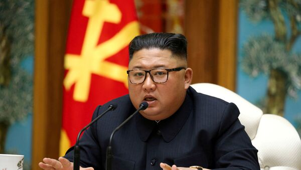 Kuzey Kore Lideri Kim Jong-un, İşçi Partisi toplantısında  - Sputnik Türkiye