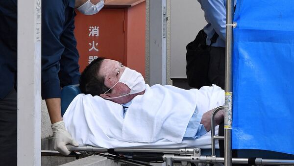 Japonya'nın Kyoto bölgesindeki animasyon stüdyosunda geçen yıl kundaklama sonucu çıkan ve 36 kişinin ölümüyle sonuçlanan yangından sorumlu tutulan Shinji Aoba, gördüğü yanık tedavisinin ardından yeterince iyileştiğine hükmedilmesiyle birlikte aylar sonra tutuklandı. - Sputnik Türkiye