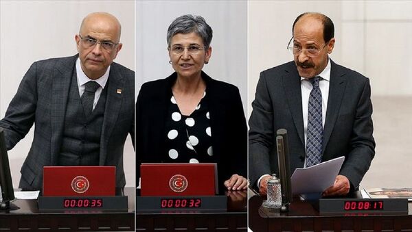 Enis Berberoğlu, Leyla Güven, Musa Farisoğulları - Sputnik Türkiye