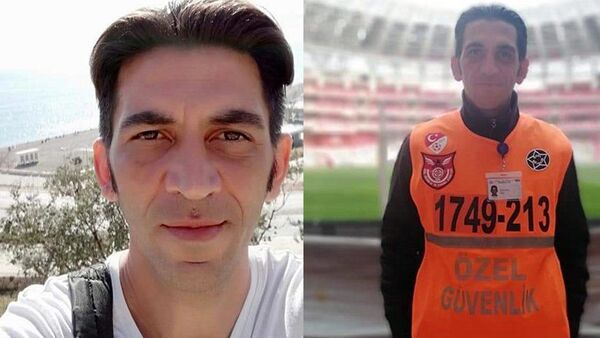 Antalya'da, hastalanması üzerine aldığı 5 günlük raporun ardından ücretsiz izne çıkarılan özel güvenlik görevlisi Mahmut Nedim Yenicil - Sputnik Türkiye