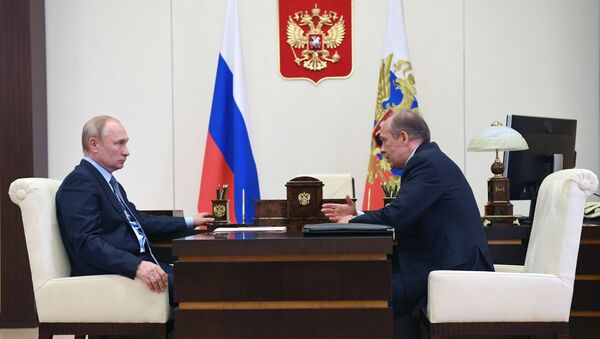 Rusya Devlet Başkanı Vladimir Putin - FSB Başkanı Bortnikov  - Sputnik Türkiye