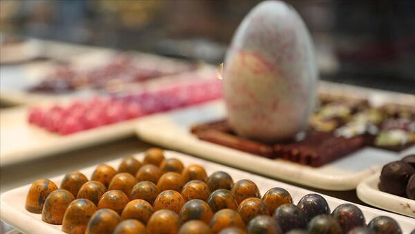 Türkiye'nin en tatlı projesi olarak nitelendirilen Çikolata Park Projesi'nde çikolata üretimi ve satışına başlandı. - Sputnik Türkiye