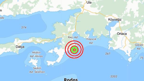 Muğla'nın Marmaris ilçesinde 5.2 büyüklüğünde bir deprem meydana geldi. - Sputnik Türkiye